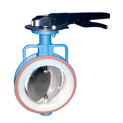 ptfe lined butterfly valves