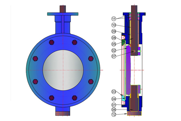 metal seated spherical disc valve