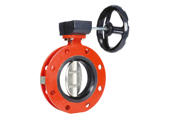  Wafer Type Double Flange Butterfly Valve