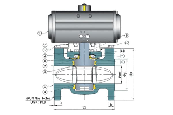 2 Way Plug Valve Flanged End, Forged Ball Valve Manufacturer