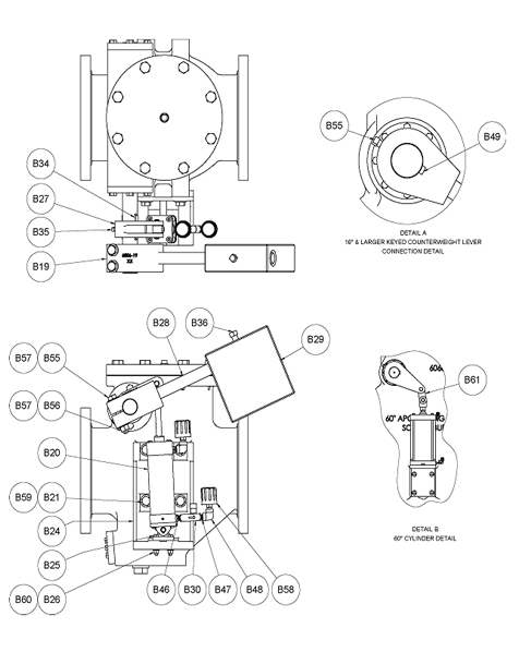 Valve Assembly with Air Cushion Side Mounted Cyclinder(AC) Valve Assembly with Air Cushion Side Mounted Cyclinder(AC)