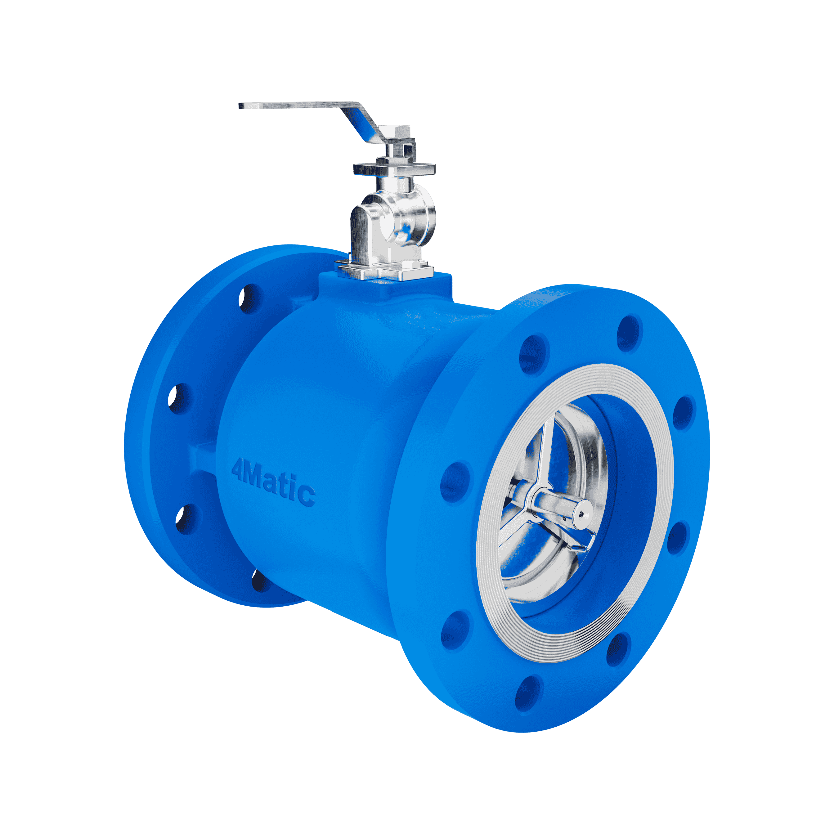 handle operated control valve 1 