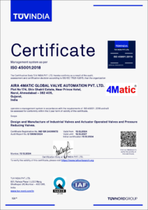 ISO 450012018 Certificate ISO 450012018 Certificate